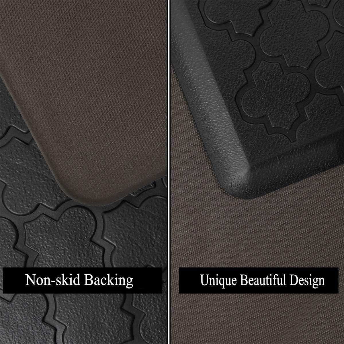 Kitchen Mat Cushioned Anti-Fatigue Floor Runner Waterproof Non-Slip Standing Ergonomic Comfort Rug for Office,Sink,Laundry,Desk,20"X60"