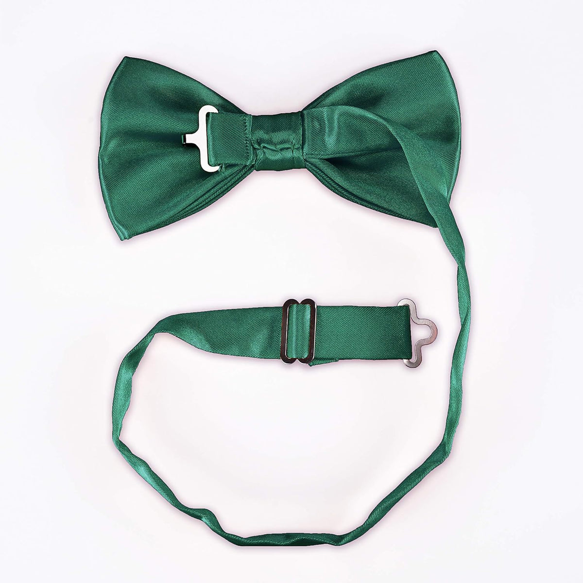 Men'S Bowties Formal Satin Solid - 6/12 Pack Bow Ties Pre-Tied Adjustable Ties for Men Many Colors Option in Bulk